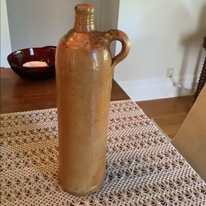 Antique 1800s Nassau Selters Mineral water German Stoneware bottle Salt Glaze